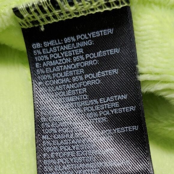 The North Face Lime Green Fleece Zip Up - Picture 5 of 7